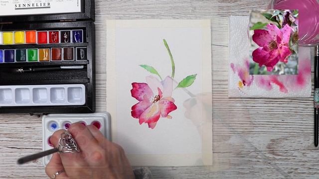 Botanical Painting Tutorial смотреть онлайн