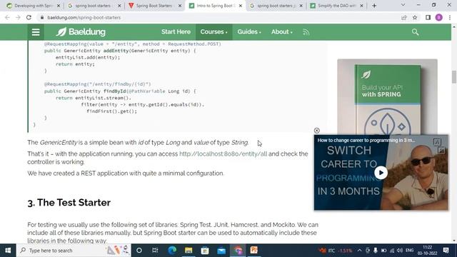 Spring Boot Starters In Telugu