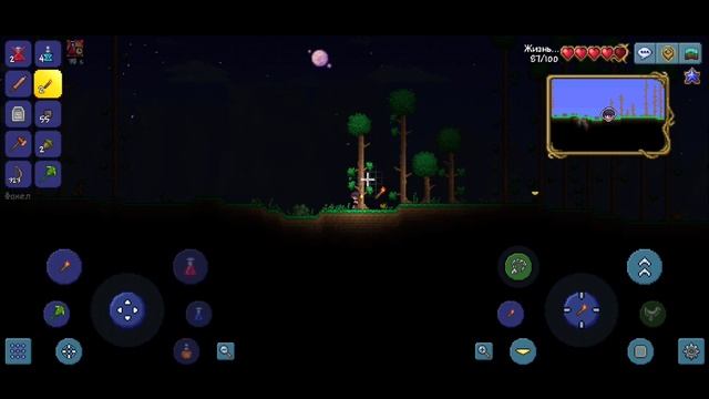 Прохождение Terraria 1.4 на Андроид в Мастер моде! #1 Начало смотреть онлайн