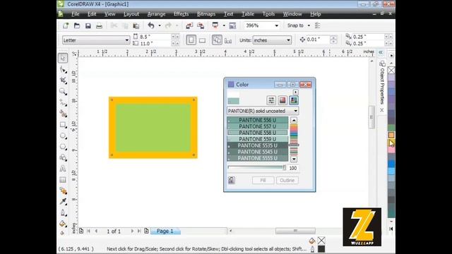 06 08 Adding a Pantone Ink | CorelDRAW Graphics Suite X4 - WUZZZAPP смотреть онлайн