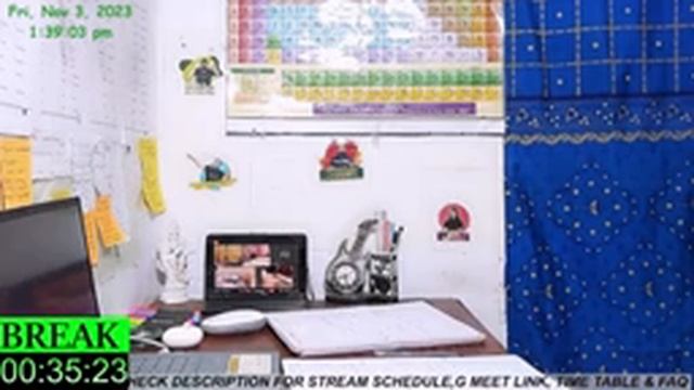 Study With Me Live | Day157 Part 1 | Stay Focused with rain music | NEET/JEE/CUET/BOARDS смотреть онлайн