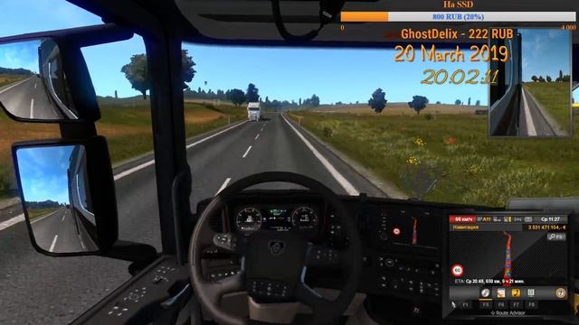 Девушка в Euro Truck Simulator 2. Приключения как всегда #179 смотреть онлайн