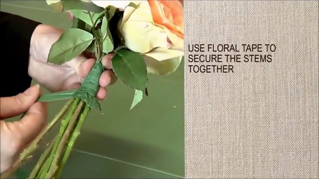 Чудесный свадебный букет из роз для невесты своими руками (свадебная флористика). смотреть онлайн