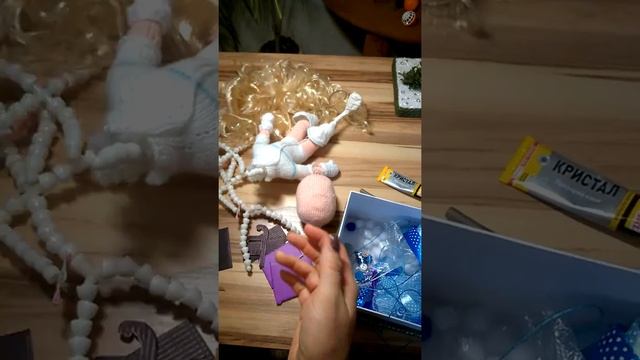 Сборка и утяжка куклы Зима. Этап 1 смотреть онлайн