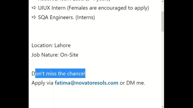 React.Js/Team Lead, UIUX Intern, and SQA Engineers Interns смотреть онлайн