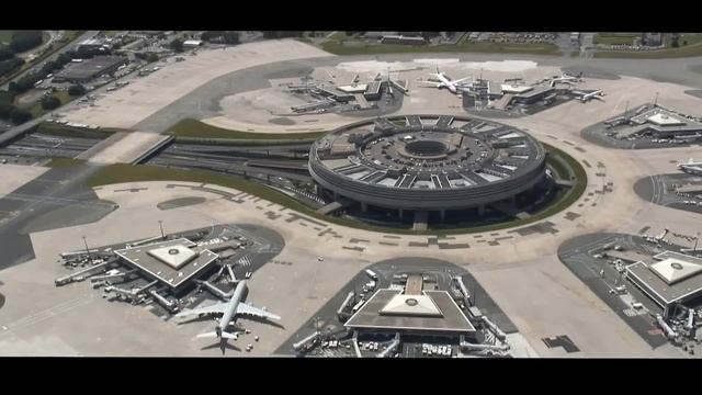 Exclusif vu du ciel: Aéroport Roissy Charles De Gaulle/Airport Paris views from the sky© смотреть онлайн