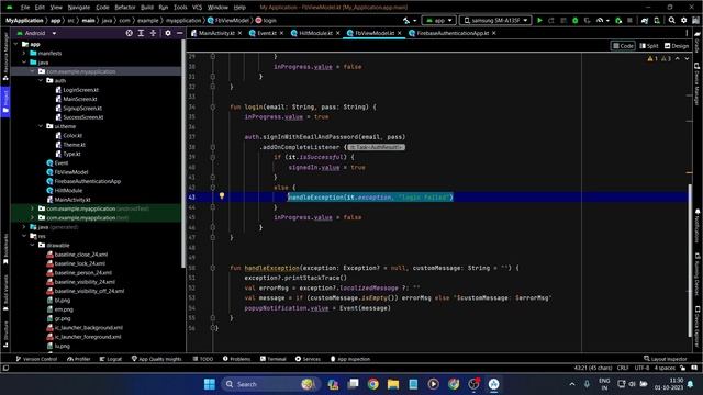 Firebase Authentication Signup and Login Android Studio Jetpack Compose | MVVM jetpack compose | #1 смотреть онлайн