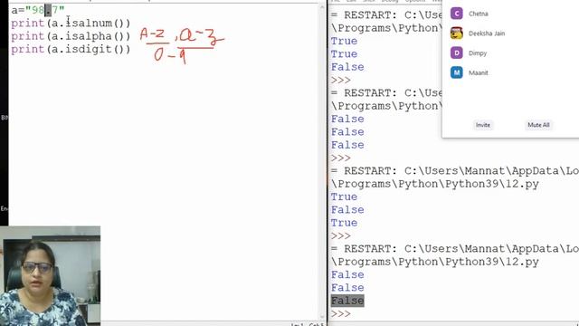 5. String Functions -isaplha(), isdigit(), isalnum() смотреть онлайн
