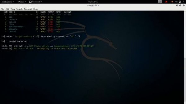 Kali Linux   WPA WPA2 Hacking with Wifite pixiewps