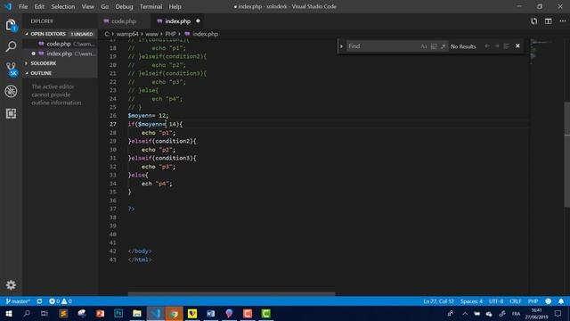 #web_coding #php #responsive 10/ PHP Les bases de PHP Condition (2) darija смотреть онлайн