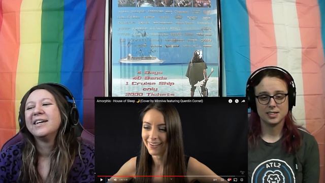 Minniva- "House of Sleep" Ft. Quentin Cornet Reaction (Amorphis Cover) // Amber and Charisse React смотреть онлайн