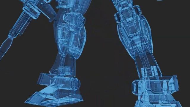 RX-78-2 Gundam Blender 2.93 X-Ray Line Art Test смотреть онлайн