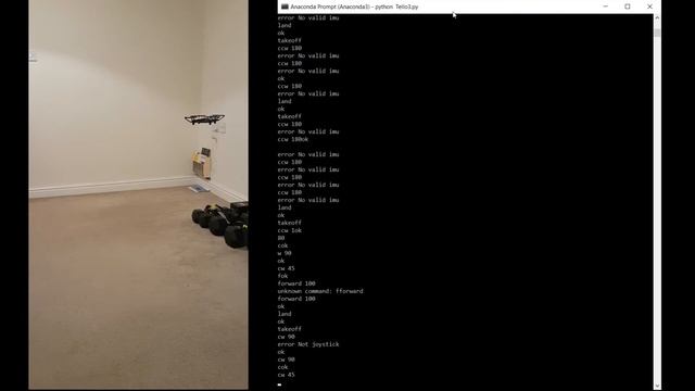 DJI Tello - Control using Python Command Line (Quick Test) смотреть онлайн