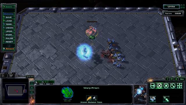 StarCraft 2 - MICRO: Arconte + Prisma vs Soldados смотреть онлайн