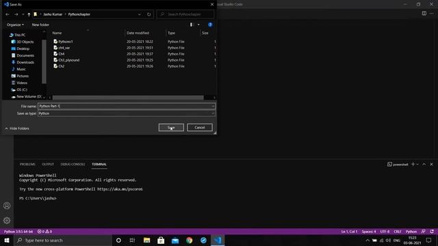 Python setup with vs code first program part 1 смотреть онлайн