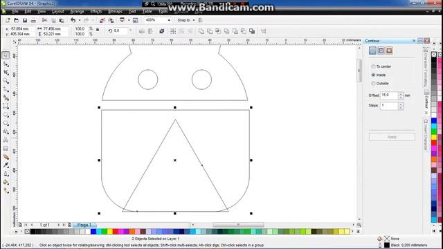Tutorial Corel Draw X4, X5, X6 Membuat Icon Abstrak Android смотреть онлайн