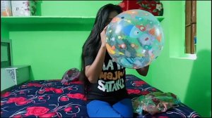 Inflating 24 inch 2 beach balls part 1 / intex 24 inch beach ball/ how to blow beach ball perfectly