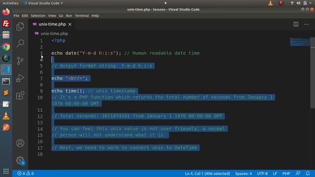 How To Convert Unix Timestamp To Readable Date Time in PHP | Unix Timestamp to a Human Readable Dat смотреть онлайн