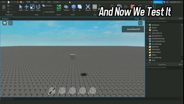 How To Make A Custom Hotbar In RobloxStudio - RobloxStudioTutorial