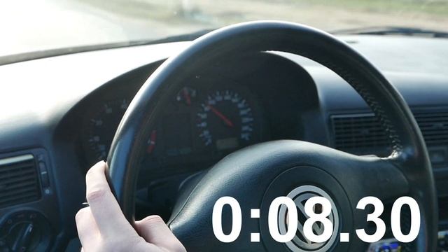 VW Golf IV 2.3 V5 150 BVA : 0-100 km/h смотреть онлайн