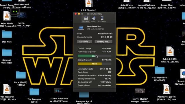 Check Your Apple MacBook's Battery Health For Free Using CoconutBattery App