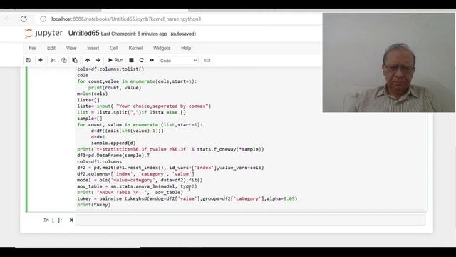 Data Analysis with Python Part 27- ANOVA Multiple Comparison смотреть онлайн