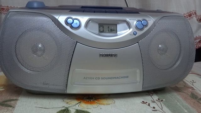 Portable Radio Cassette with CD Player Philips AZ 1004/00C (Germany) смотреть онлайн