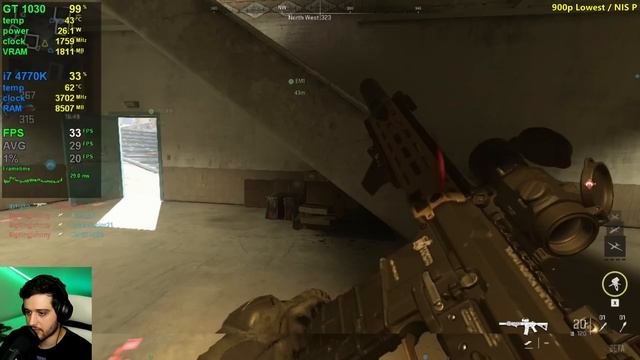 GT 1030 | COD Modern Warfare 2 BETA - This is Playable!? WTF??? смотреть онлайн