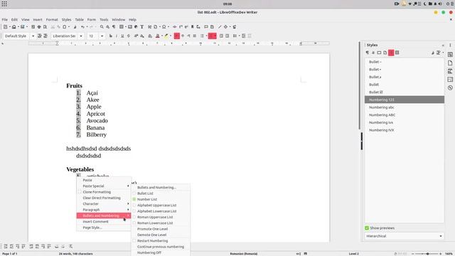 Using styles – episode 7: How to use list styles - LibreOffice Writer смотреть онлайн