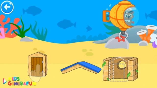 Морские приключения мультик игра Веселый ребенок - Маленький капитан смотреть онлайн