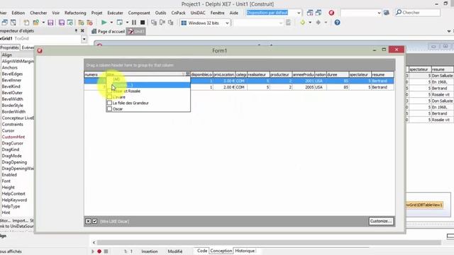 CxGriD in delphi смотреть онлайн