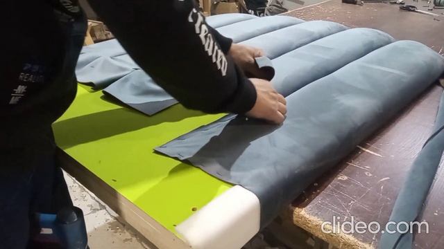 Детская мягкая кровать с мягкой спинкой. Индивидуальный заказ на 2 детские кровати. фабрика Дамаск смотреть онлайн