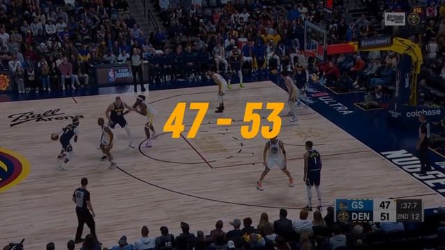 ТАКТИЧЕСКОЕ БЕЗУМИЕ В МАТЧЕ ДЕНВЕР - ГОЛДЕН СТЕЙТ! Йокич против Карри! смотреть онлайн