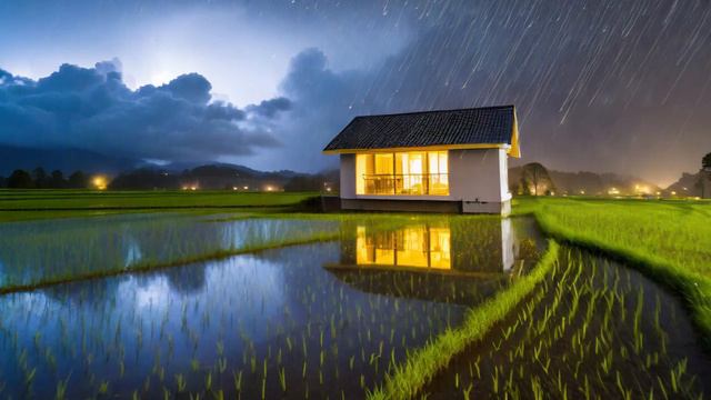 1 Hour of Rain Sleep: Tranquil Japanese Train Sleeper Experience 🇯🇵🌧️ смотреть онлайн