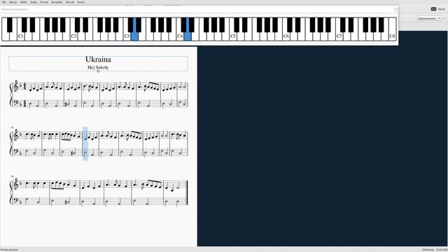 Ukraina (Hej Sokoły) #29 piano tutorial (ŁATWA) смотреть онлайн