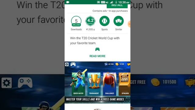 New cricket game for Android same as international cricket 2010 ?? смотреть онлайн