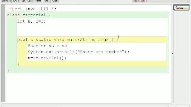 JAVA Program to calculate Factorial of any Number | JAVA Tutorial for Beginners смотреть онлайн