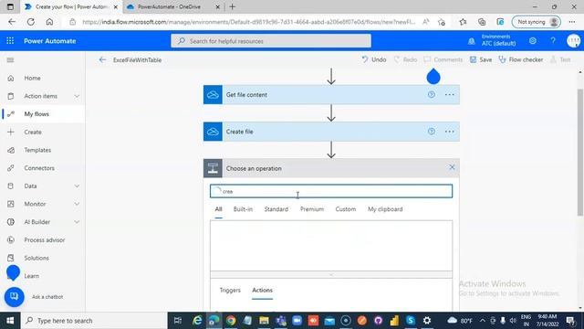 Lesson29-Create Excel File With Table - Power Automate 1000 Videos смотреть онлайн