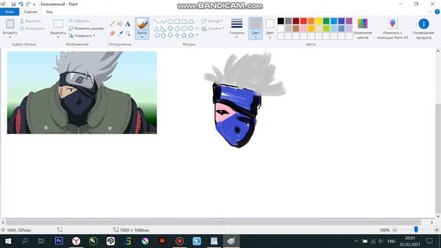 РИСУЮ НАРУТО В ПЕИНТЕ | Paint смотреть онлайн