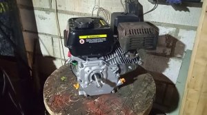 Работа двигателя Лончин с глушителем  Лифана 170 F - T