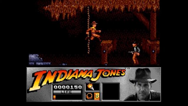 INDIANA JONES AND THE LAST CRUSADE: THE ACTION GAME - Lucasfilm/Tiertex 1989 (Amiga) смотреть онлайн