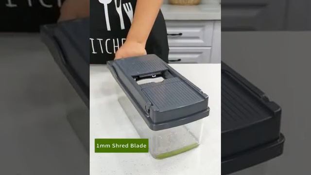 Vegetable Chopper Mandoline Slicer Cutter Chopper and Grater 11 in 1 Vegetable Slicer Potato Review смотреть онлайн