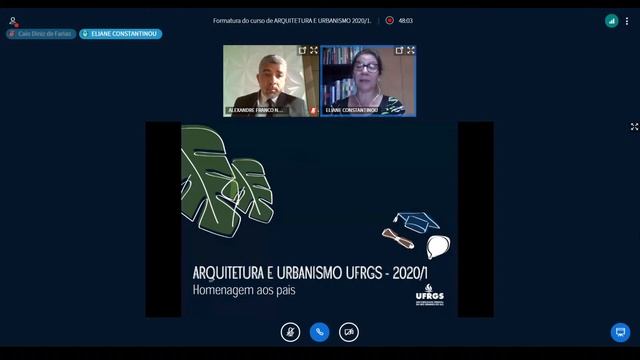 FORMATURA ARQUITETURA E URBANISMO | 2020.1 смотреть онлайн