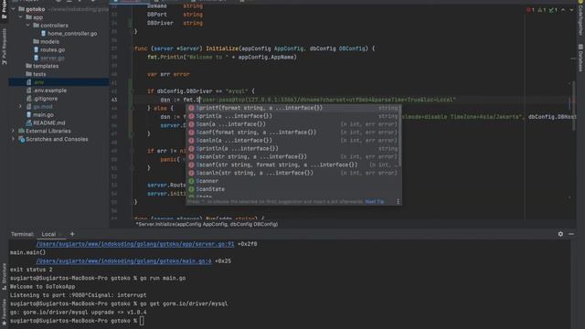 Membuat Toko Online dengan Golang - #4 Koneksi ke Database Server MySQL смотреть онлайн