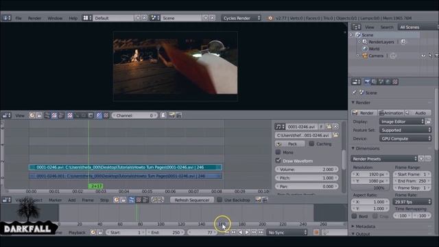 Blender Tutorial: Editing Audio in the Video Sequence Editor (VSE) смотреть онлайн