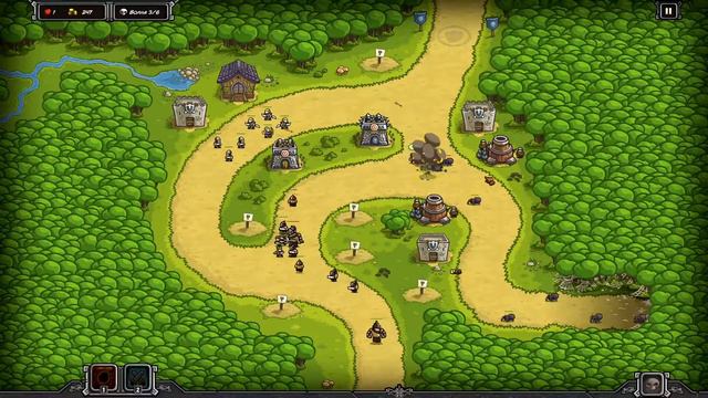 Kingdom Rush #14 "Пауки в лесу" | Дубовая роща | Героизм смотреть онлайн