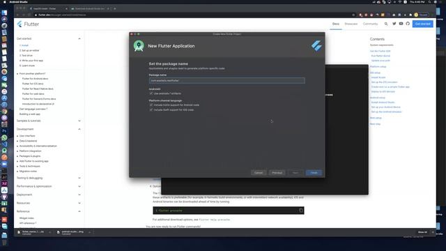 01 Setup flutter and project смотреть онлайн