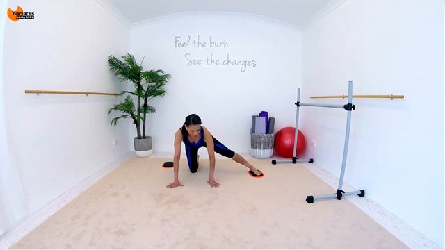 Gliding Disc Sliders Inner Thigh Workout - BARLATES BODY BLITZ Fit in 5 Glide Inner Thighs смотреть онлайн
