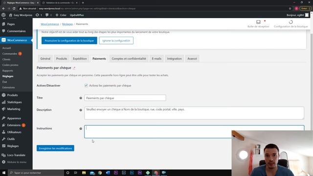 Configurer les moyens de paiement sur Wordpress (Paypal, Virement, CB...) [Tuto Woocommerce] смотреть онлайн