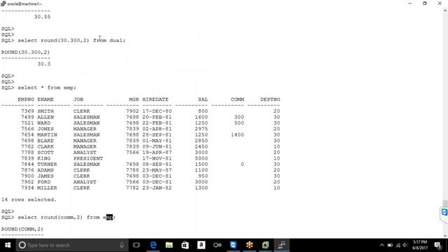 Oracle SQL | Second Class- Oracle SQL Tutorial - For Beginners | Trim, Round and To_CHAR used in SQ смотреть онлайн